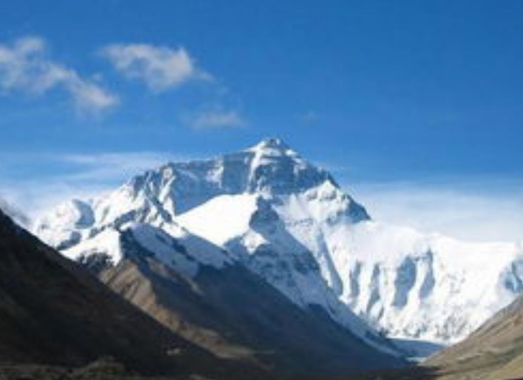 世界上最高的山峰——珠穆朗玛峰